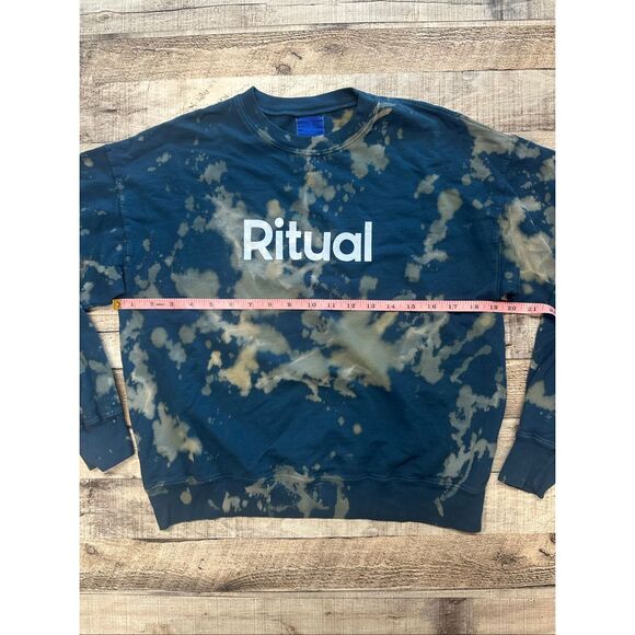 Ritual Tie-Dye Long Sleeve Pullover Women’s Crew Neck Sweater | Size Small - Picture 3 of 5